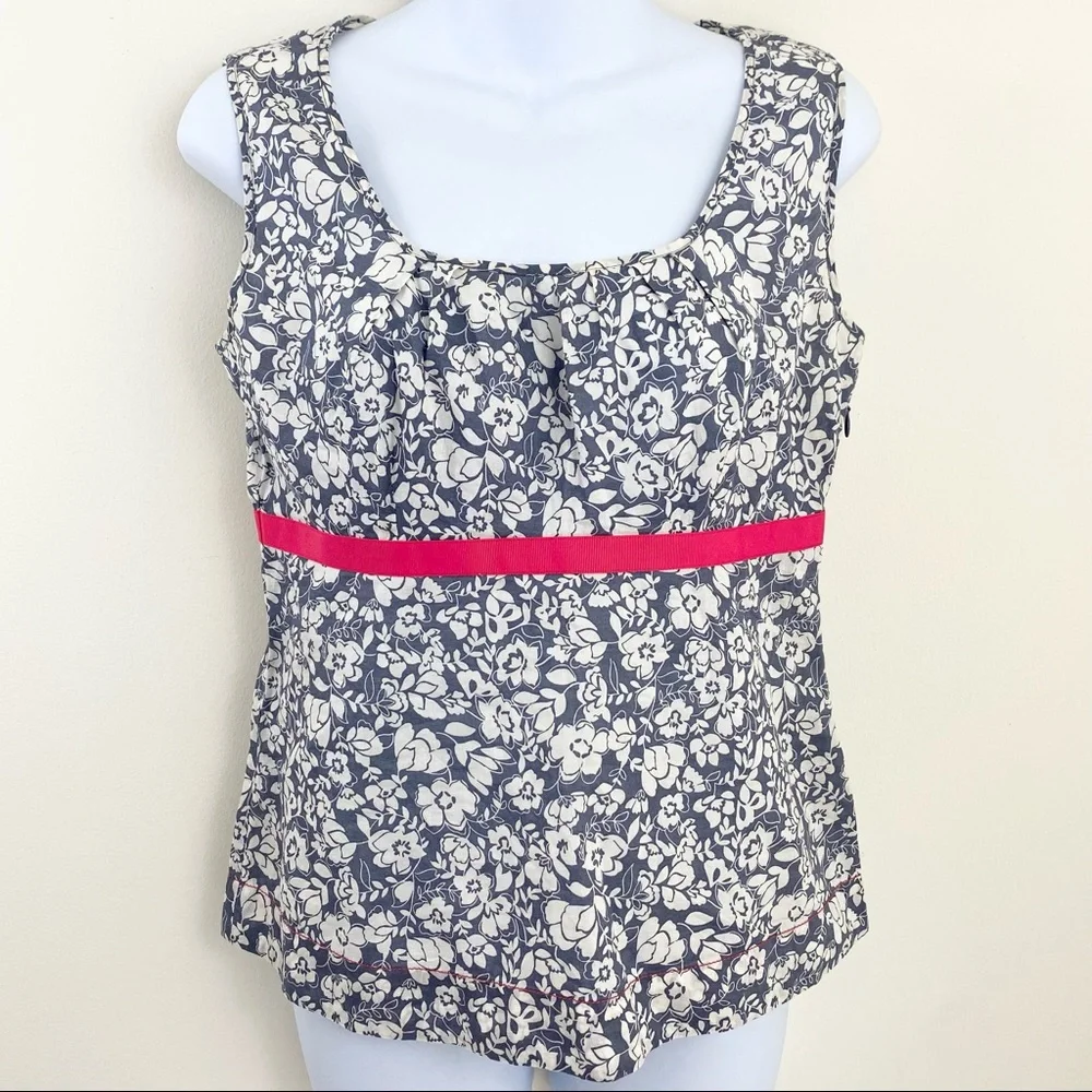 Boden women’s floral sleeveless top size 10 - Picture 2 of 12